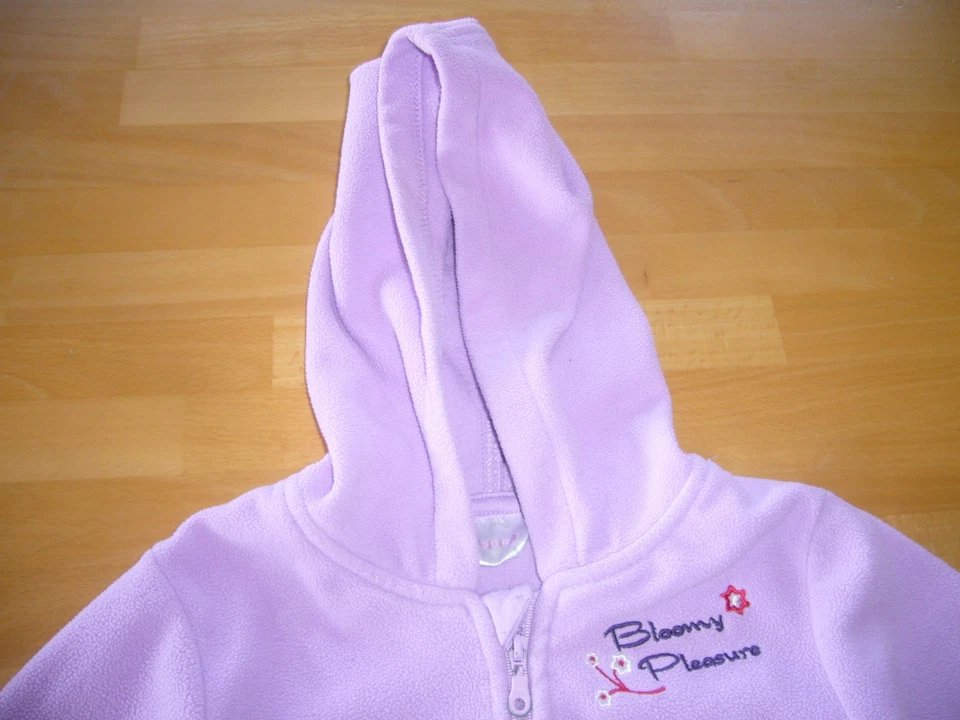 impidimpi Mädchen Sweatjacke Gr. 98/104 mit Kapuze - Bild 2 von 4