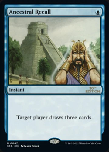 Ancestral Recall 新枠　30th anniversary Ancestral Recall 30th Anniversary Edition NM MTG | eBay