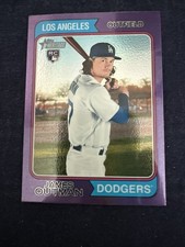 2023 Topps Heritage - James Outman #93 Chrome Purple Refractor (RC)