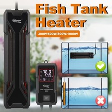 hygger 300W/500W/800W/1000W Aquarium Heater Thermostat for Tropical Fish Tank