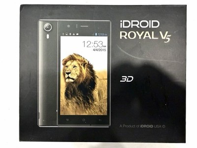 Idroid 5  Royal V5 3D Unlocked World Phone With Blue Yellow Pink Cases