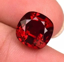 AAA+ Natural Red Burmese Ruby Certified Loose SG Cushion Gemstone 10.55 Ct+ F02