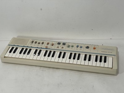 希少！1982年製 CASIO Casiotone MT-45 Casio Casiotone Mt-45 Vintage 80s White Electric 49 Key Keyboard