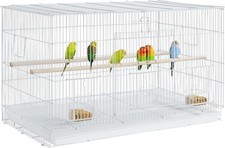 Yaheetech Wide Flight Bird Cage Large Indoor Aviary Budgie Cockatiel Parakee