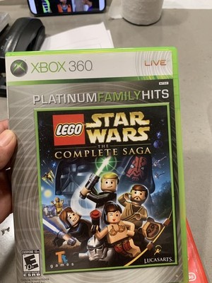 LEGO Star Wars: The Complete Saga (Xbox 360, Platinum Family Hits) - Used
