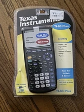 NEW IN BOX Texas Instruments TI-83 Plus Basic Graphing Calculator Factory Sealed