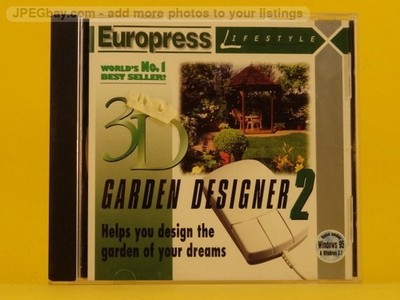 EUROPRESS LIFESTYLE 3D GARDEN DESIGNER 2 (CD ROM) (T7) CD/CD ROM EUROPRESS