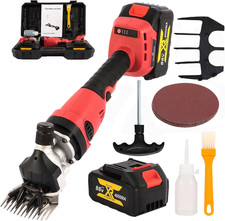 Cordless Electric Professional Sheep Shears,Rechargeable Heavy Duty Animal Groom