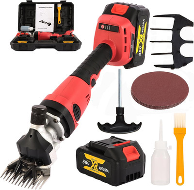 Cordless Electric Professional Sheep Shears,Rechargeable Heavy Duty Animal Groom