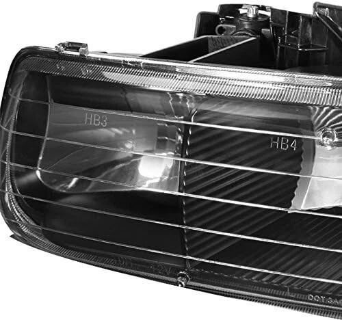 Faróis Silverado Suburban Tahoe 1999-2006 + luzes de sinalização de LED para-choque - Imagem 2 de 3