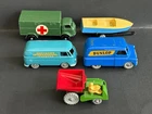 Matchbox Lesney Lot of 5 - 2B-1 Dumper, 25A-1 Dunlop Van, 34A-1 VW, 63A-1, 48A-1