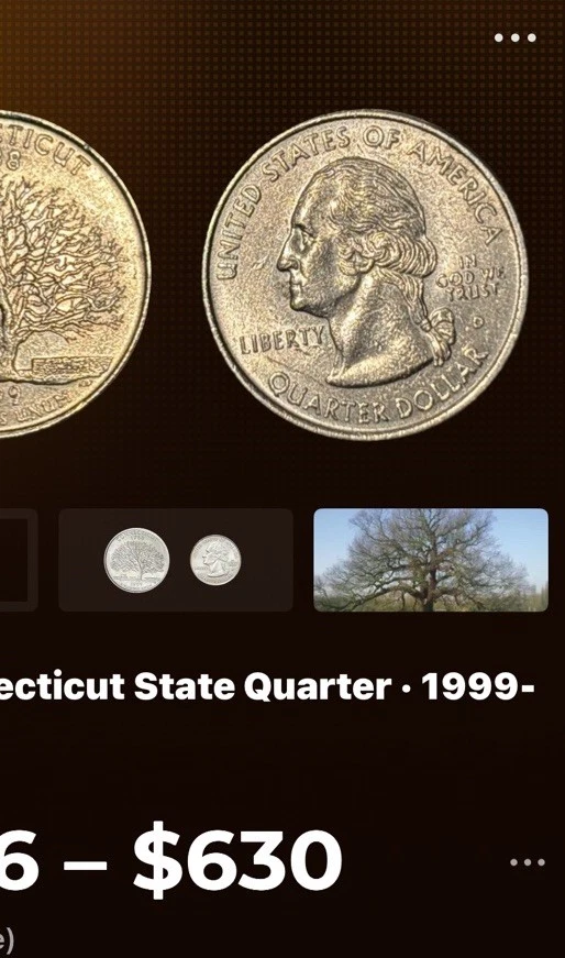 Rare Coin, 1999 Connecticut Quarter, Pristine Condition - Image 2 of 2