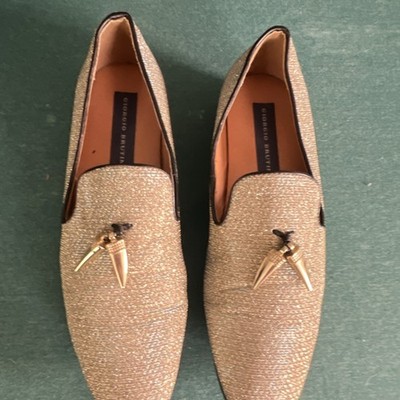 Giorgio Brutini Men’s Dress Shoes Loafers 11m Sparkle Gold Metallic Gray Bluish Mens Dress Shoes Giorgio Brutini Loafer sz 11 | Mercari main image 3