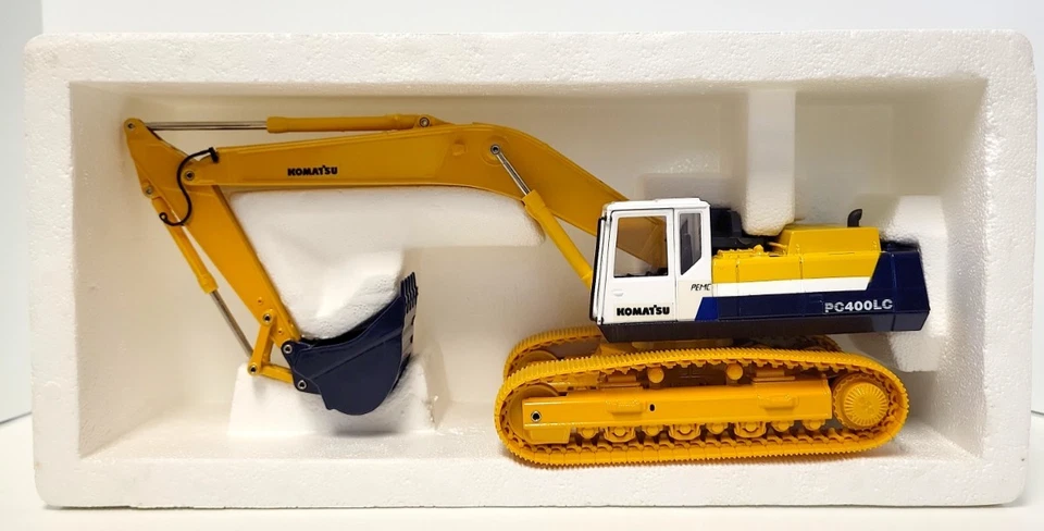 Excavadora diecast Komatsu PC 400 LC-5 1/32 Ref. 183 orugas de goma Joal compacto Foto 2 de 4