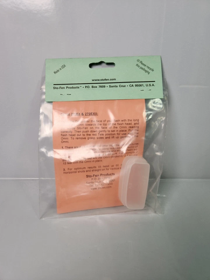 Sto-Fen Omni Bounce EV Flash Diffuser For Canon 270EX & Canon 270EXII Flash Head - Image 3 of 4