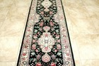 12X3 BREATHTAKING MASTERPIECE 400KPSI HAND KNOTTED SILK WOOL TABRIZZ RUG RUNNER — photo 6