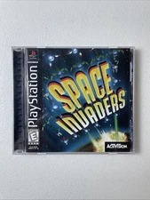 Space Invaders Sony PlayStation 1 PS1 Black Label CIB TESTED - WORKS
