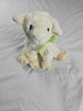 Animal Alley Plush Lamb Stuffed Animal Toys R Us Curly Fur Green Bow 12" Toy