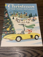 Rare The Ford Rotunda Christmas Book 1950s Comic Book With Illustrations