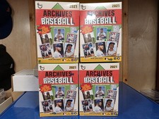 2021 Topps Archives Baseball Blaster Box - Factory Sealed - 4 Box Lot