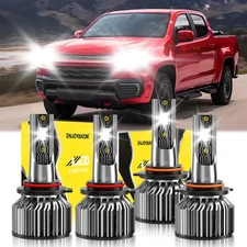 LED Headlight Bulb Combo High Low Beam For Chevy Silverado 1500 1999-2005 2006