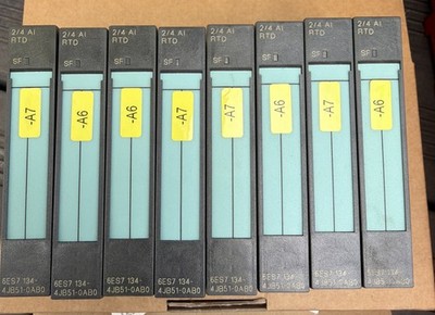 Siemens SIMATIC ET200S, 6ES7 134-4JB51-0AB0, ANALOG INPUT MODULE 2/4 AI ST RTD