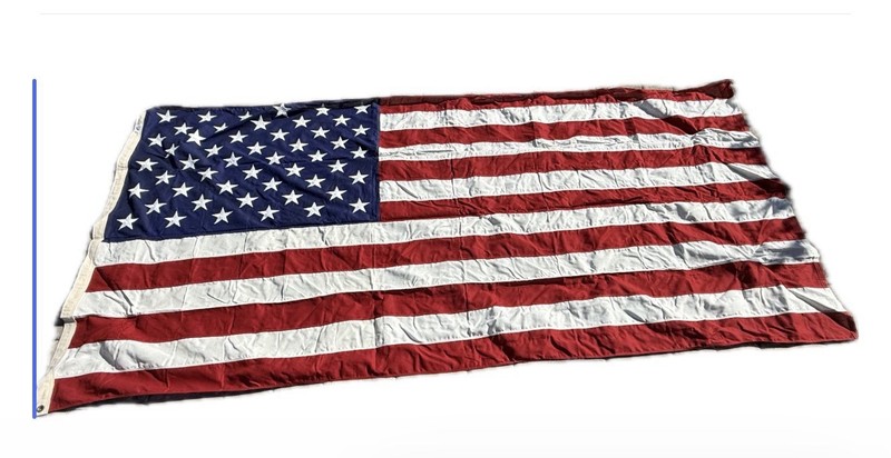 Made In USA 100% Cotton American Flag. Ready For your July 4th and America’s 250