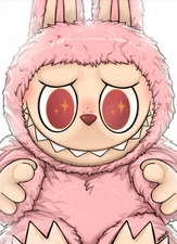 FAME KASING LUNG #1 NATWA PINK KAWAII CREATOR OF LABUBU EXCLUSIVE THE MONSTERS