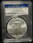 2021 - PCGS MS 70 - American Silver Eagle One Dollar S$1 999 Fine 1 Oz Coin -588
