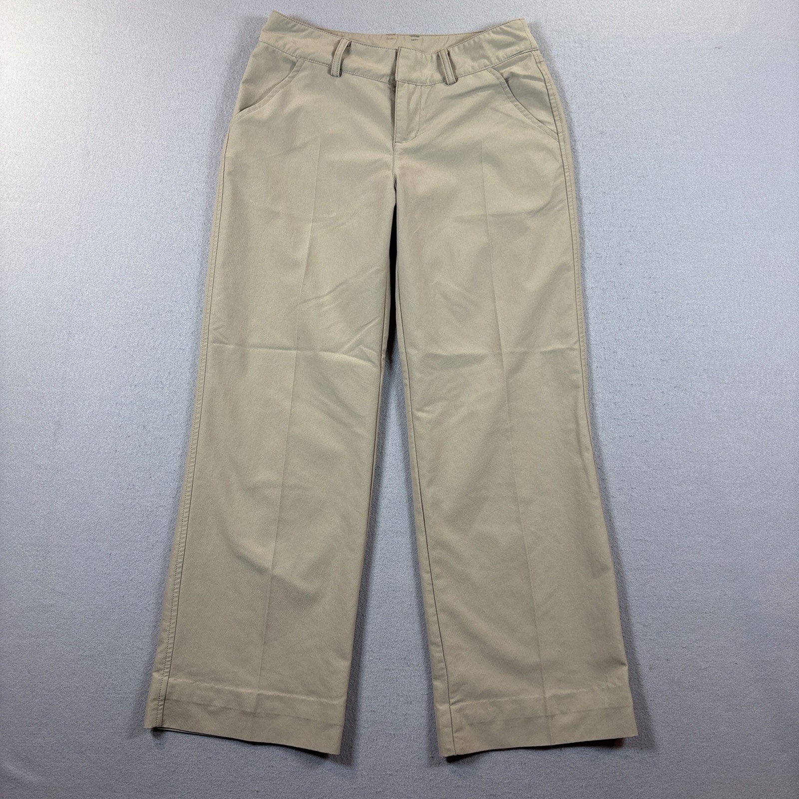 PATAGONIA Khaki Mystery Pants 55522 Wide Straight Leg Hiking Outdoor Women's 6
