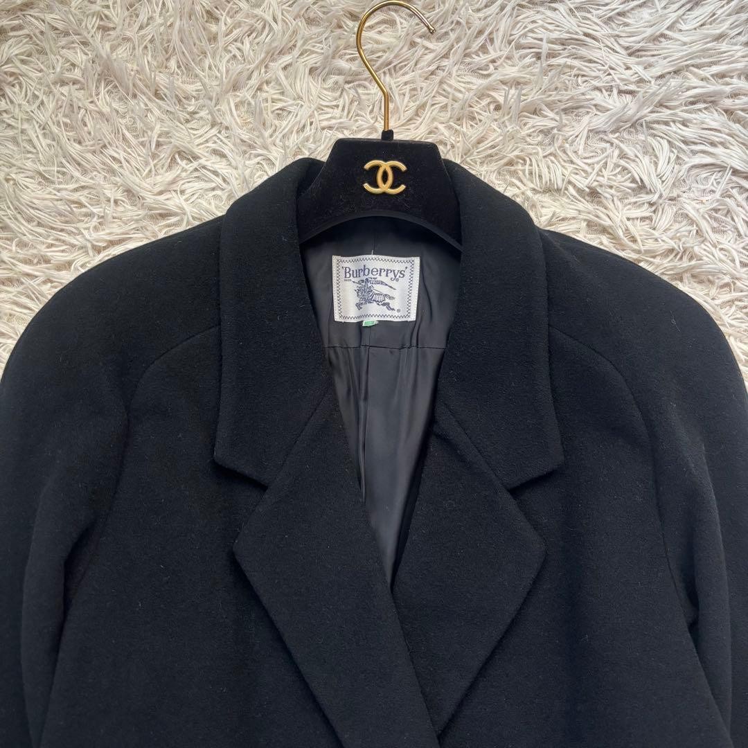 Burberry Chesterfield Coat With Lining Black Cashmere Blend Size L For Women thumbnail 20