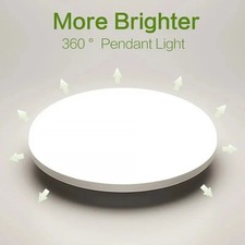 ROUND LED CEILING LIGHT PANEL DOWN LIGHTS BATHROOM KITCHEN LIVING ROOM WALL LAMP