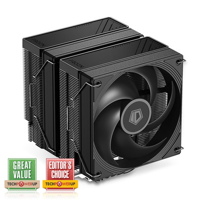 FROZN A620 PRO SE - Blackout Dual-Tower Air CPU Cooler, 6×Ф6Mm Heatpipes, Dual 1