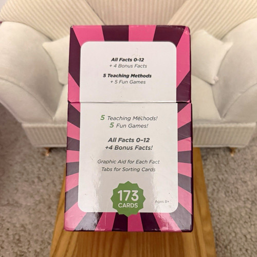 Think Tank Scholar Multiplication Flashcards Set, 173 Cards, Ages 8+