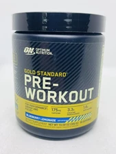 Optimum Nutrition, Gold Standard Pre Workout,30 Servings - Blueberry Lemonade