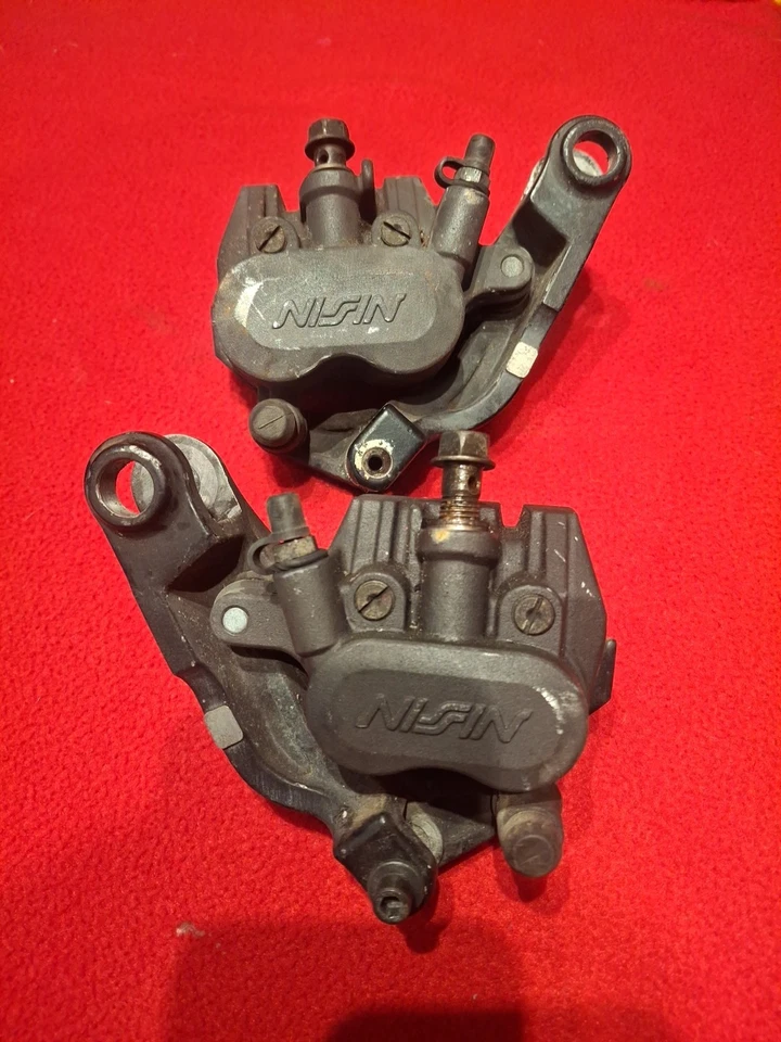 Juego de pares de pinzas de freno delanteras izquierda derecha Honda GL1500 1990 88-90 Goldwing Foto 2 de 4