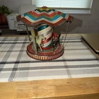 MATTEL Vintage MUSIC BOX CAROUSEL TIN TOY COLORFUL Doesn’t Work 1955