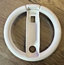 Intec Racing Wheel Nintendo Wii Sports Remote Control Holder White Accessory