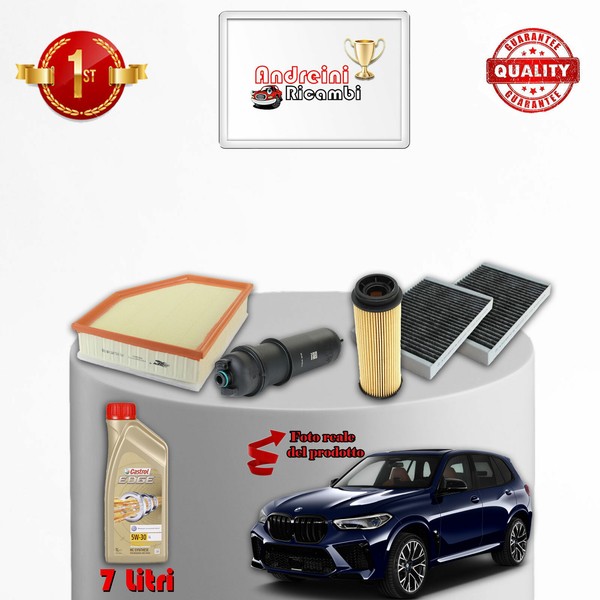 Kit Wartung ÖLfilter Und ÖL FüR Bmw X5 G05 40 Diesel 250KW 340PS 2020-image