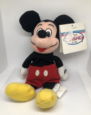 The Disney Store Mini Bean Bag Mickey Mouse Retro Plush Toy