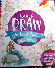 Learn to Draw Mythical Creatures and More: 8 in 1 Spiral Notebook 2019 Hinkler