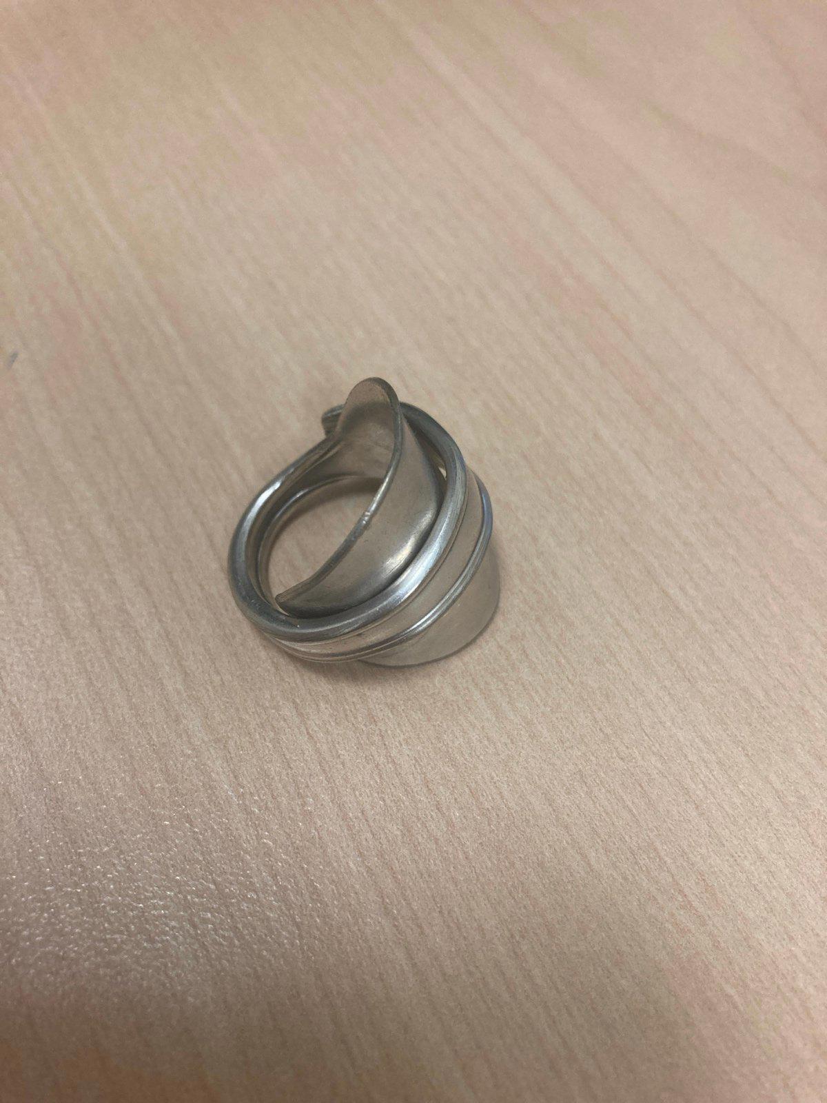 Silver Spoon Ring - image 4