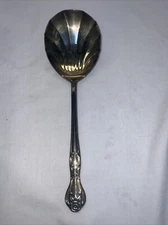 National Silver Co Silverplate Serving Spoon Norma