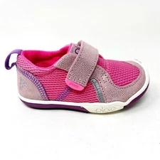 Plae TY Pink Dewberry Baby Toddler Laceless Casual Shoes 102022 651