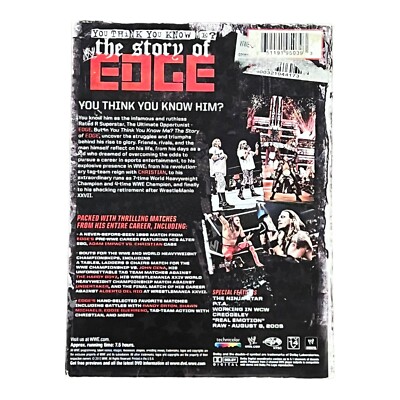 スポーツ・フィットネス WWE The Story of Edge DVD WWE: You Think You Know Me - The Story of Edge (DVD, 2012, 3-Disc