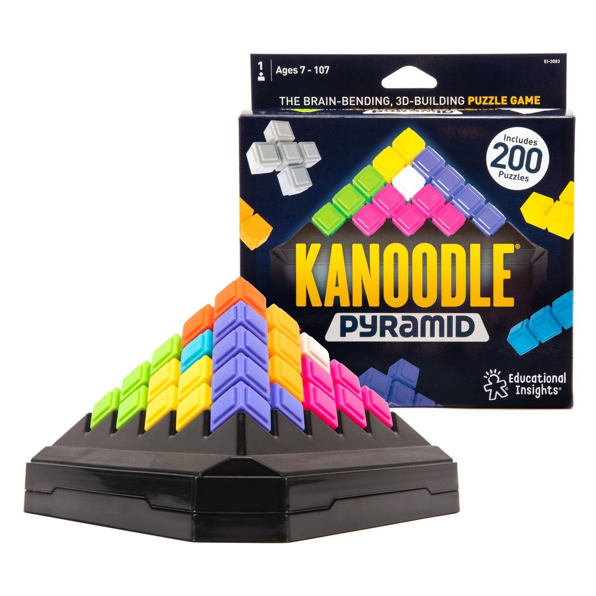 Kanoodle Pyramid Puzzle Game Brain Teaser with 200 Challenges for
