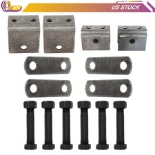 Trailer Leaf Springs Hanger Kit Compatible with 1-3/4" Wide Double Eye Springs