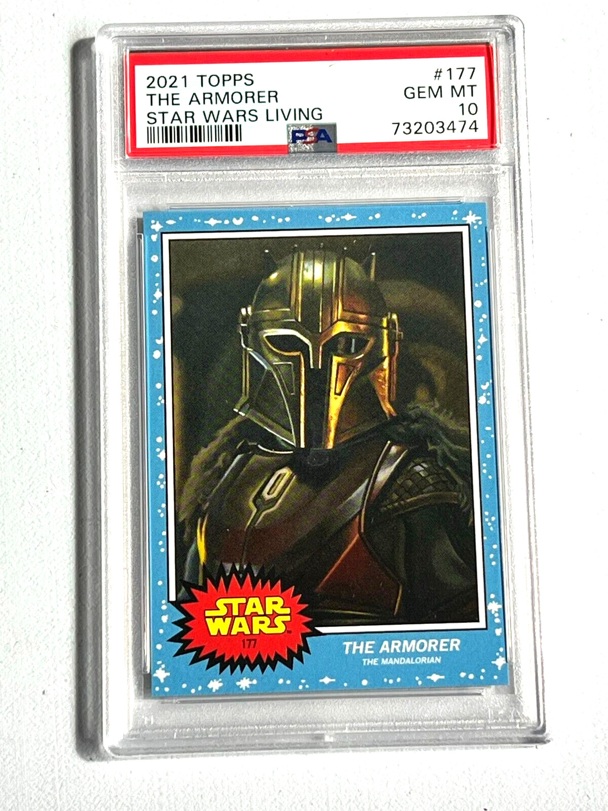 2021 Topps Star Wars Living Set #177 The Armorer PSA 10 Gem Mint SP