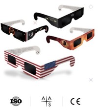 Solar Eclipse Glasses 50 Pack New Sealed ISO CE Certified Limited Edition