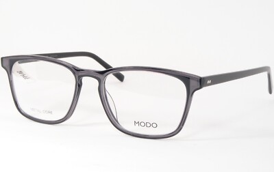 MODO 6616 GRYBK Grey Black UNIQUE METAL CORE HANDMADE EYEGLASSES FRAME 53-18-145